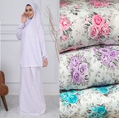 Dames gebedsset - Blauw - Supreme Katoen - Met Mouwen