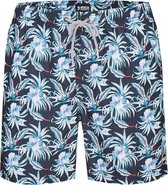 Happy Shorts Zwemshort Heren Hawaii Flowers Print - Maat L - Zwembroek