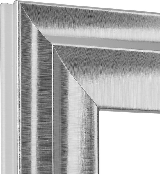 Cadre photo Classique - Argent - Profil large - Format photo 28x35 - ACRYLITE® antireflet - Art.no. 10607428353
