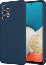ShieldCase telefoonhoesje geschikt voor Samsung galaxy a53 siliconen hoesje - blauw