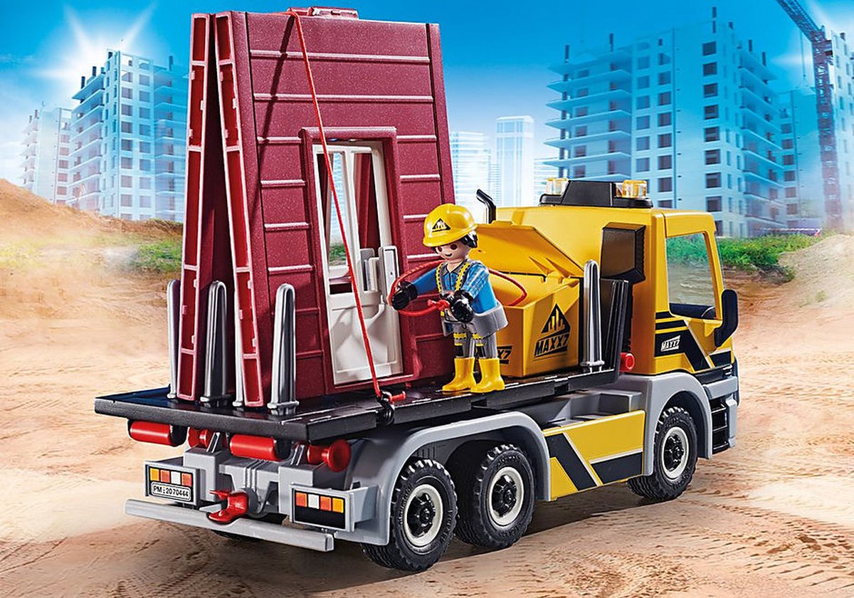 PLAYMOBIL City Action Vrachtwagen met wissellaadbak - 70444 — afbeelding 11