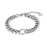 Twice As Nice Armband in edelstaal, gourmet ketting, ring  15 cm+3 cm