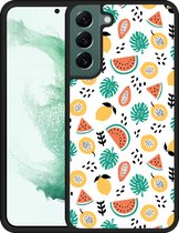 Galaxy S22+ Hardcase hoesje Tropical Fruit - Designed by Cazy