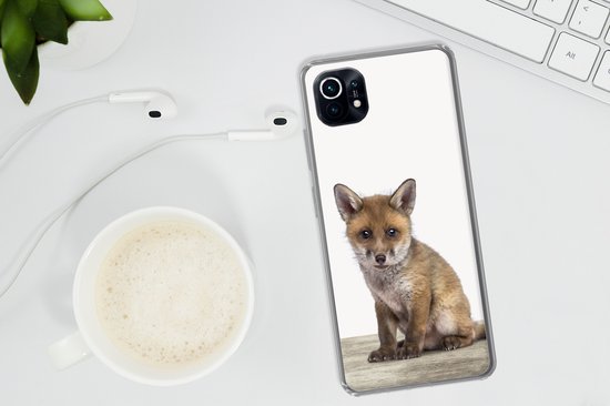 Xiaomi Mi 11 - Enfant - Renard - Bébé renard - Enfants - Filles - Garçons - Coque de téléphone en Siliconen