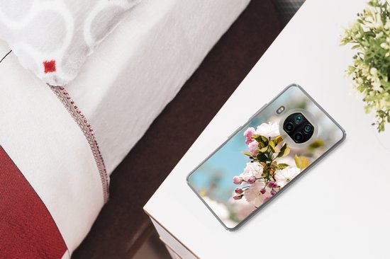 Telefoonhoesje Geschikt voor Xiaomi Mi 10T Lite 5G hoesje - Bloemen - Bloesem - Lente - Siliconen Telefoonhoesje Telefoonhoesje