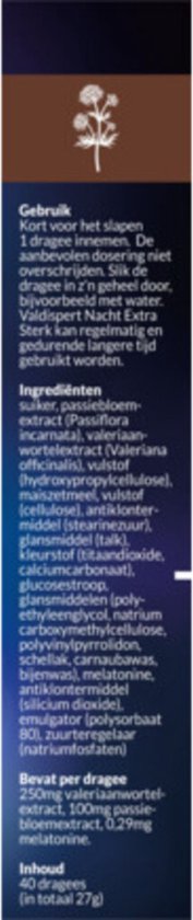 Valdispert Nacht - Natuurlijk Supplement - 30 tabletten