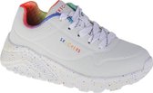 Skechers Uno Lite Rainbow Speckle 310456L-WMLT, voor meisje, Wit, Sneakers,Sportschoenen, maat: 30