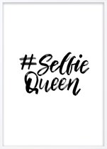 Poster Met Witte Lijst - Selfie Queen Poster