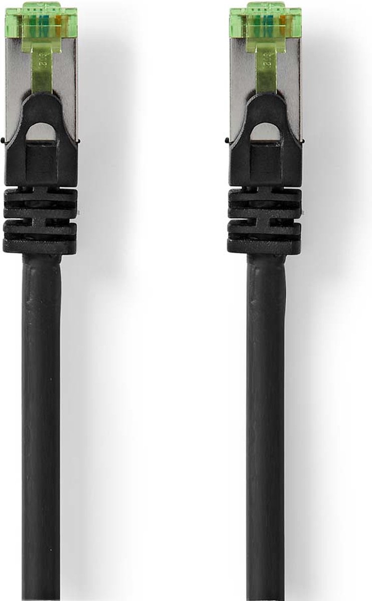Nedis CAT7-Kabel | PiMF | RJ45 Male | RJ45 Male | 10.0 m | Snagless | Rond | LSZH | Zwart | Envelop