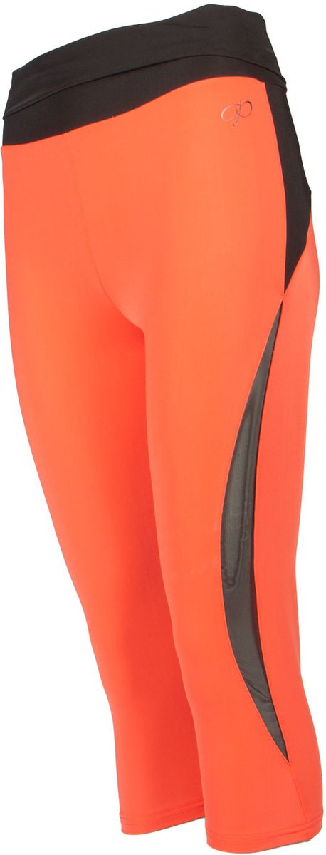 Papillon Sportlegging Dames Polyester/elastaan Oranje/zwart Maat M