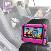 Support de tablette de voiture appui-tête LB-572 support de tablette pour siège arrière de voiture, support d'iPad pour angle réglable de voiture, support de voiture en silicone pour iPad pour toutes les tablettes Fire de 7 à 12,9 pouces