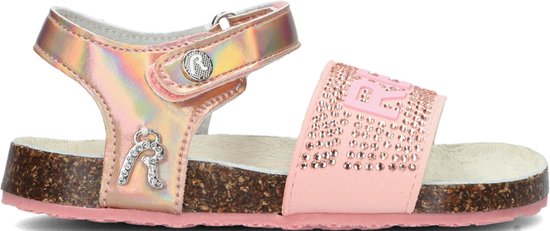 Sandali Replay Birky Jr Diamonds Per Bambine E Ragazze, Esterno In Poliuretano, Interno In Pelle, Chiusura In Gomma, Tacco Piatto