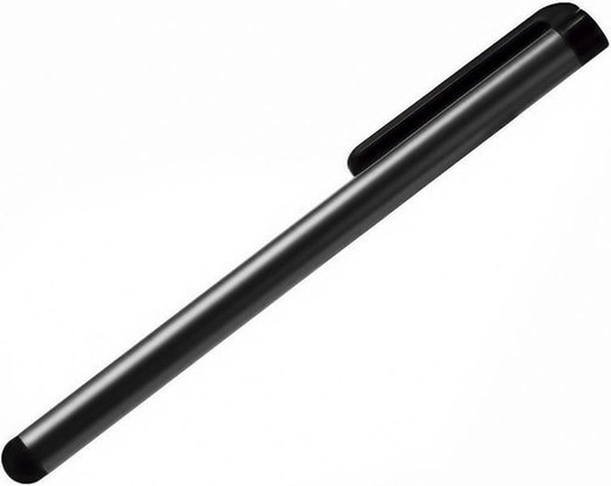 Peachy Stylus pen voor iPhone iPod iPad pennetje Galaxy styluspen - Zwart