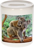 Dieren koala foto spaarpot 9 cm jongens en meisjes - Cadeau spaarpotten koalaberen liefhebber