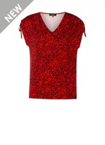 ES&SY Wen T-shirt - Red/Black - maat 40