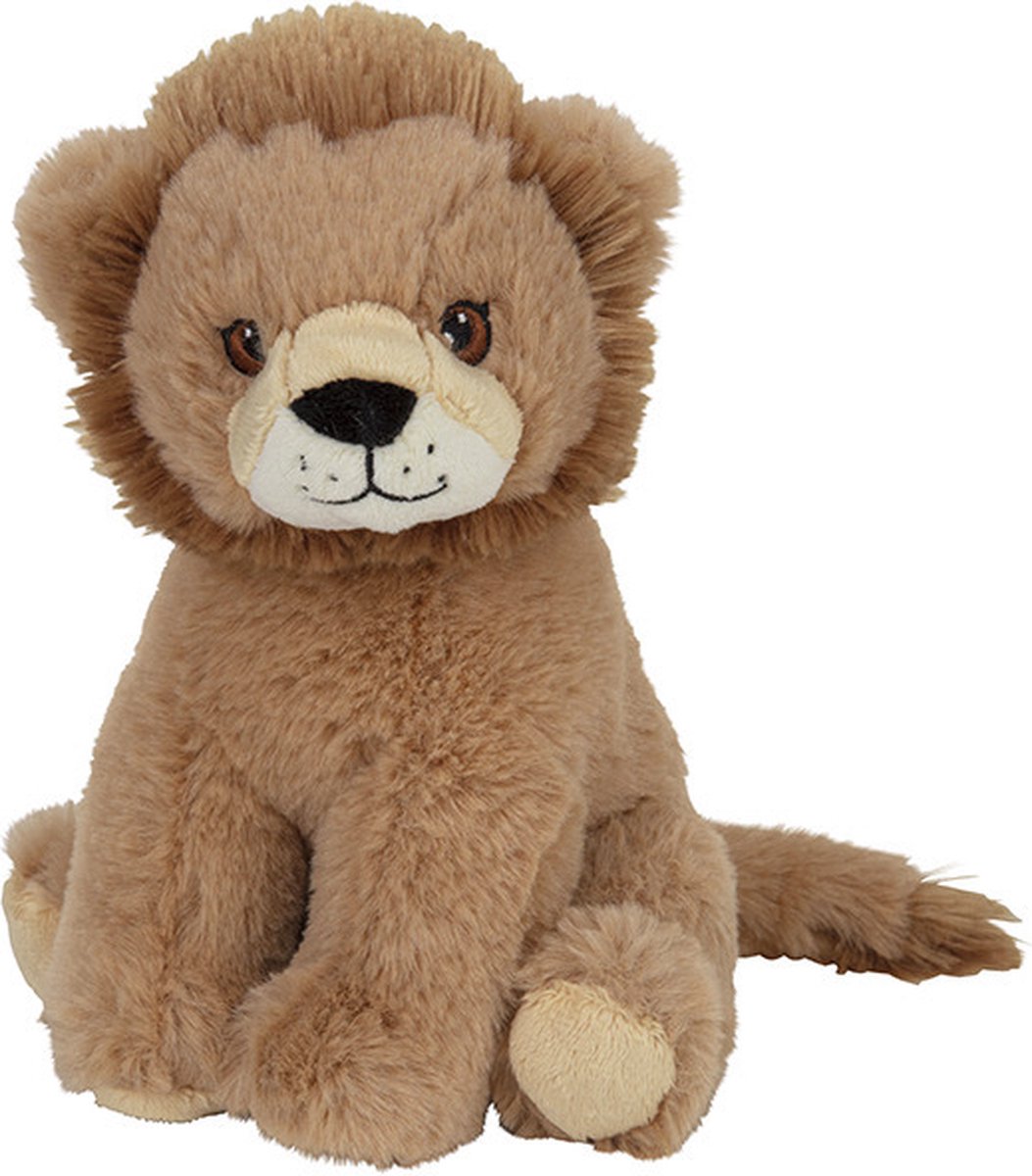 Pluche knuffel leeuw van 19 cm - Speelgoed knuffeldieren leeuwen