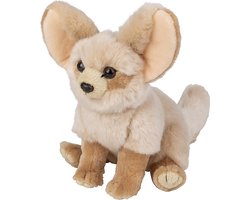 Pluche Fennec/woestijnvos knuffel van 18 cm - Dieren speelgoed knuffels cadeau - Knuffeldieren