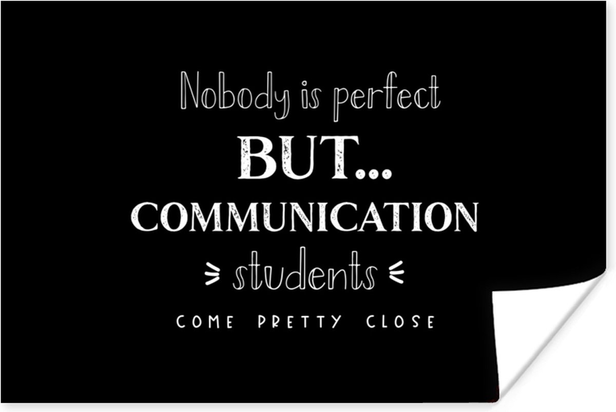 Poster Quote - Studenten - Communication - 60x40 cm