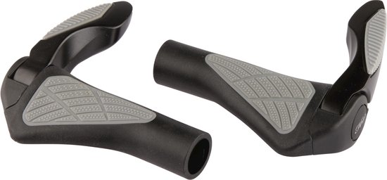 Handvatpaar Mirage Grips in style #65 - L = 134/134 mm met barends - zwart van BBB — afbeelding 2
