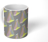 Mok - Koffiemok - Geometrie - Design - Driehoek - Mokken - 350 ML - Beker - Koffiemokken - Theemok