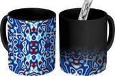 Magische Mok - Foto op Warmte Mokken - Koffiemok - Patronen - Lavalamp - Psychedelic - Magic Mok - Beker - 350 ML - Theemok