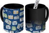 Magische Mok - Foto op Warmte Mokken - Koffiemok - Camera - Patronen - Zomer - Reizen - Magic Mok - Beker - 350 ML - Theemok