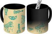 Magische Mok - Foto op Warmte Mokken - Koffiemok - Muziek - Orkest - Patroon - Magic Mok - Beker - 350 ML - Theemok