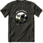 Skill Academy T-Shirt | Mountainbike Fiets Kleding | Dames / Heren / Unisex MTB shirt | Grappig Verjaardag Cadeau | Maat 3XL