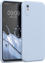 kwmobile telefoonhoesje voor Xiaomi Redmi 9A / 9AT - Hoesje voor smartphone - Back cover in mat lichtblauw