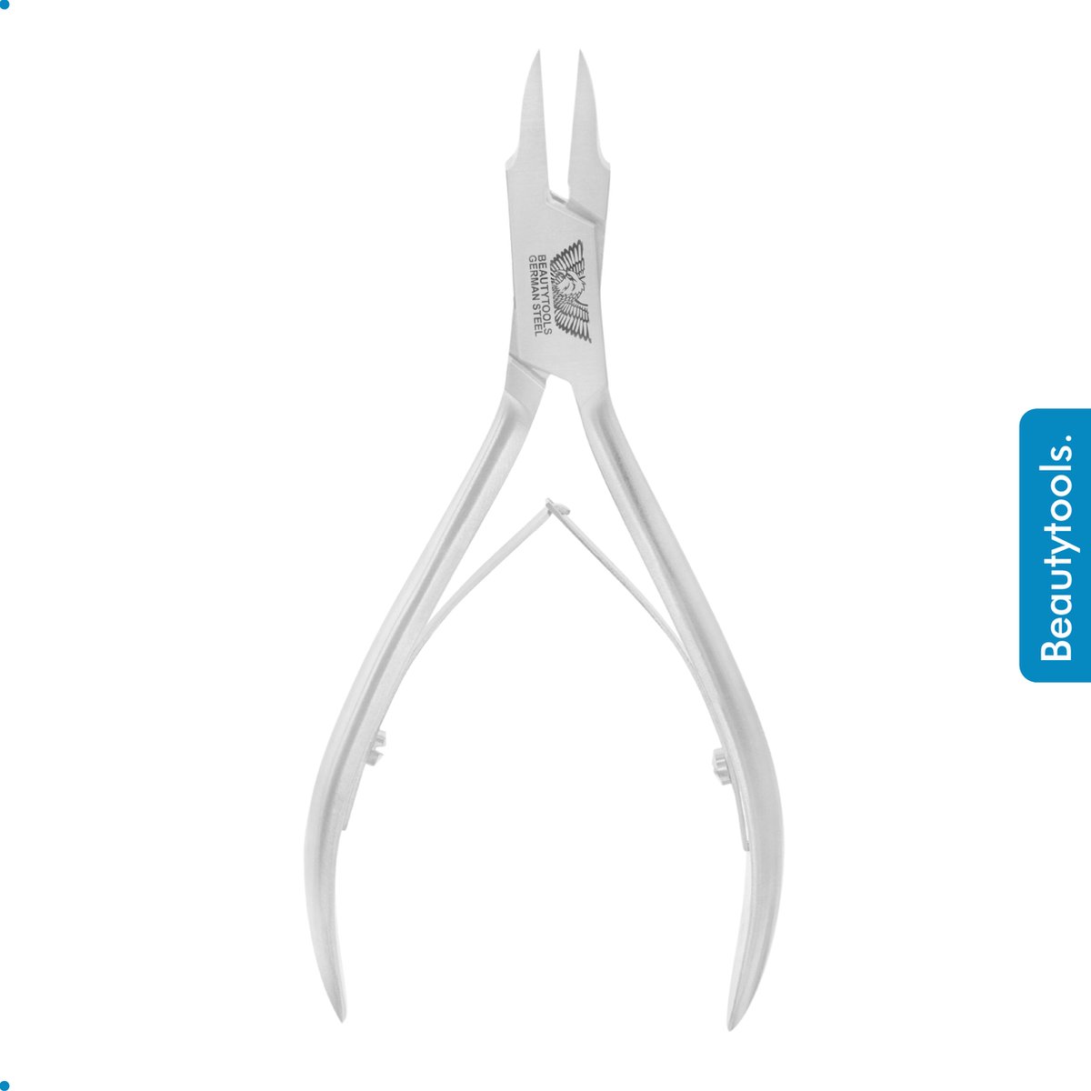 BeautyTools Professionele Nagelknipper - Hoektang voor (Harde) Ingegroeide Nagelhoeken - Pedicure / Manicure tang - Recht Snijvlak (Fijn) 18 mm - INOX (NN-0140)