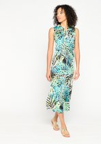 LOLALIZA Maxi-jurk met tropische print - Veelkleurig - Maat 38
