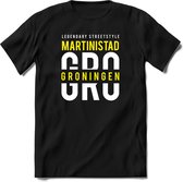 Groningen - Martinistad | TSK Original & vintage | T-Shirt Heren - Dames | Geel | Perfect Cadeau Shirt | Grappige Spreuken - Zinnen - Teksten | Maat S