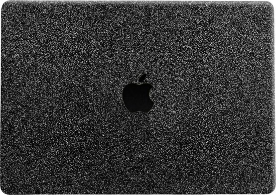 Lunso - housse de protection - MacBook Pro 16 pouces (2021) - Zwart Glitter