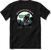 Coordinates | TSK Studio Mountainbike kleding Sport T-Shirt | Blauw | Heren / Dames | Perfect MTB Verjaardag Cadeau Shirt Maat M