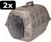 2x TRANSPORTBOX CARRY SPORT TAUPE 48,5