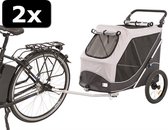 2x - FIETSKAR OPVOUWB GRS 103X74X95CM