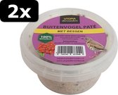 2x UTOPIA VOGELPATE MET BESSEN