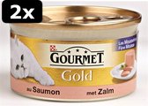 2x GOURMET GOLD MOUSSE ZALM 24X85GR