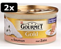 2x GOURMET GOLD MOUSSE ZALM 24X85GR