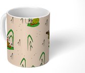 Mok - Koffiemok - Slak - Muziek - Patronen - Mokken - 350 ML - Beker - Koffiemokken - Theemok