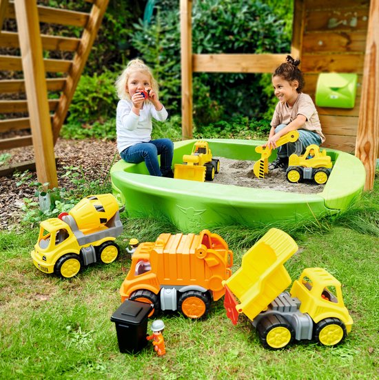BIG Power Worker Wiellader + Figuur - Zandbak - Speelgoedvoertuig van Big. — afbeelding 2