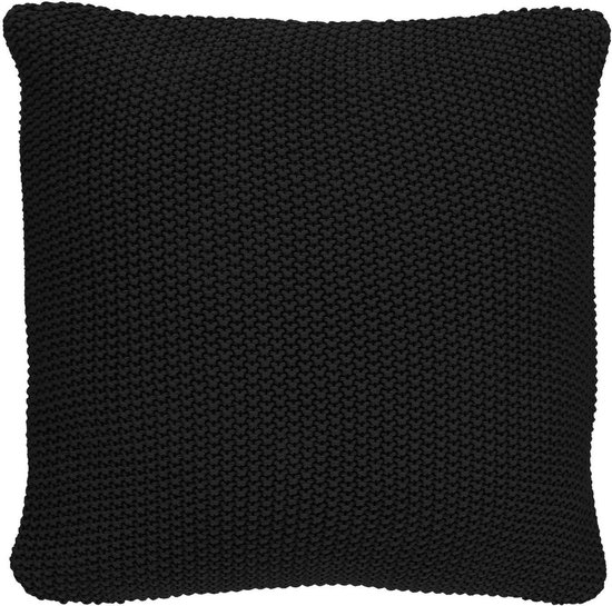 MARC O'POLO Nordic Knit Sierkussen Vierkant Zwart - 50x50 cm