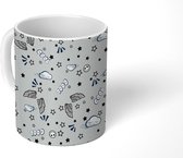 Mok - Koffiemok - Rock - Patronen - Smiley - Mokken - 350 ML - Beker - Koffiemokken - Theemok