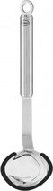 sauslepel 26,5 x 8,5 cm RVS zilver