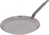 crêpepan Mineral B Element 26 cm staal zilver