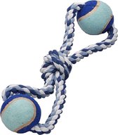 Ebi kauwspeelgoed Speeltouw met 2 tennisballen 380mm/260gr