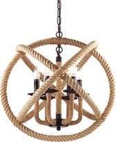 Ideal Lux - Corda - Hanglamp - Kunststof - E14 - Bruin