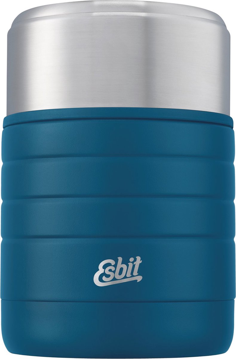Esbit Majoris Thermos Voedselcontainer - 600ml - Polar Blauw - RVS