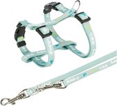 Trixie Junior Puppytuig Met Riem Mintgroen 23-34X0,8 CM  / 2 MTR