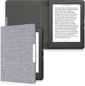 kwmobile case for Kobo Glo HD / Touch 2.0 - Housse de protection en Tissus pour liseuse en gris clair